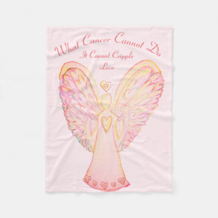 Cobertor De Velo Que Cancer Não Pode Fazer Anjo Chemo Personalizad