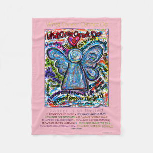 Cobertor De Velo Que Cancer Não Pode Fazer Chemo Angel Fleece Em A