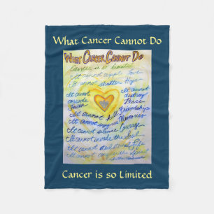 Cobertor De Velo Que Cancer Não Pode Fazer O Anjo Chemo Personaliz