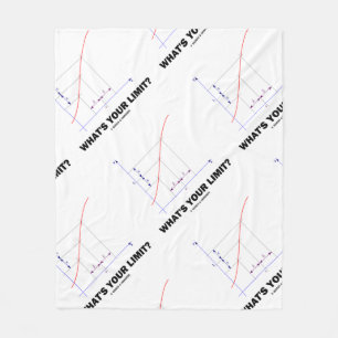 Cobertor De Velo Que é seu limite? Humor do geek da função de