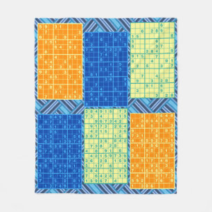 Cobertor De Velo Quebra-cabeça Sudoku