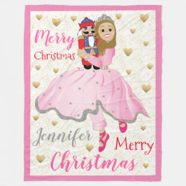 Cobertor De Velo Quebra-Cabelo Lt Brwn Flor Blanket/Grande