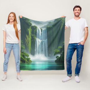 Cobertor De Velo Quebra-se na Natureza: Maiestosa cascata