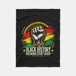 Cobertor De Velo Quebrando Todas As Correntes Negra História Mês Mu