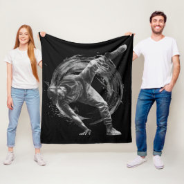 Cobertor De Velo Quebrar Estilo Urbano Movimento Monocromático