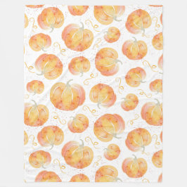 Cobertor De Velo Queda Pumpkin Sherpa Blanket