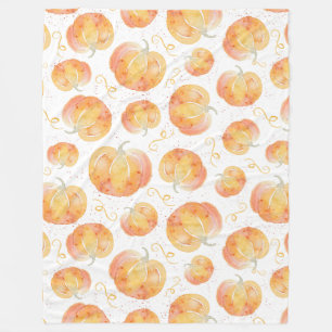 Cobertor De Velo Queda Pumpkin Sherpa Blanket