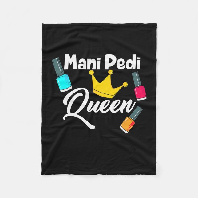 Cobertor De Velo Queen Nail Artist (Frente)