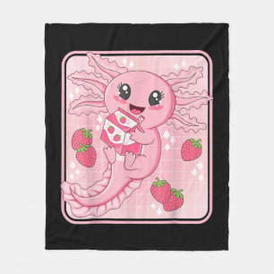 Cobertor De Velo Queijo de morango japonês, Leite de morango rosa,