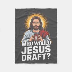 Cobertor De Velo Quem Jesus Escolheria Draft Divertido Fantasy Foot