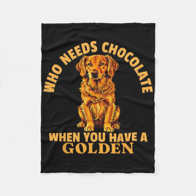 Cobertor De Velo Quem Precisa de Chocolate Quando Você Tem um Valen (Frente)
