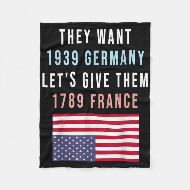 Cobertor De Velo Querem 19 Alemães Demos-Lhes 1789 França _1 (Frente)