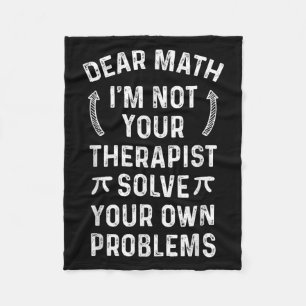 Cobertor De Velo Querida matemática, eu não sou seu terraço, resolv