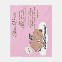 Cobertor De Velo Querido Sonho Bebê