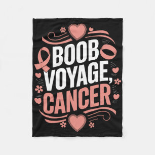 Cobertor De Velo Quimio de fita cor-de-rosa mês de consciência do c