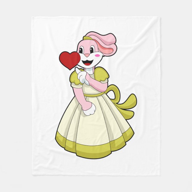 Cobertor De Velo Rabbit as Bride com vestido de noiva.PNG (Frente)