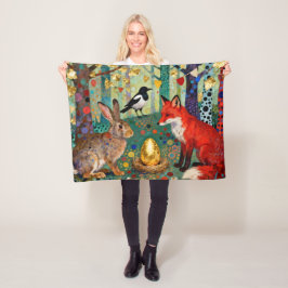 Cobertor De Velo Rabbit, Magpie, Fox and “The Golden Goose Egg”