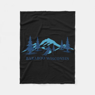 Cobertor De Velo Raboo Wisconsin Ski Resort Skiing Skiier