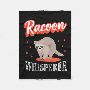 Cobertor De Velo Raccoon Lover Raccoon Whisperer