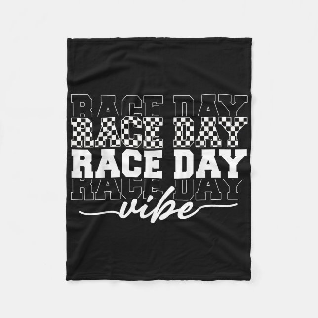 Cobertor De Velo Race Day Vibes Checkered Coquette Arco Racing M (Frente)