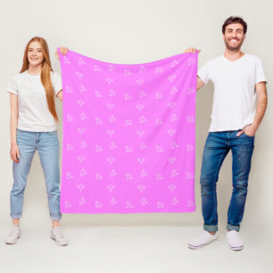 Cobertor De Velo Rackets de Tênis branco e esfera profunda PInk