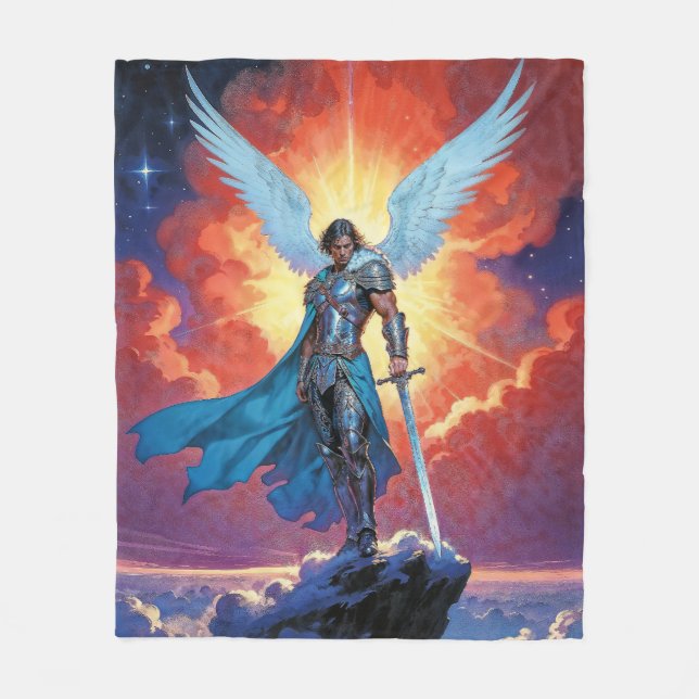 Cobertor De Velo Radiance of Justice Archangel Michael (Frente)