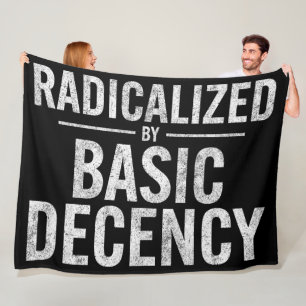 Cobertor De Velo Radicalizado Por Engraçado De Decência Básica