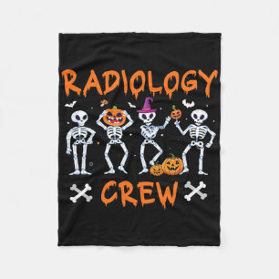 Cobertor De Velo Radiologia do Halloween outono Rad Tech X ray Tec