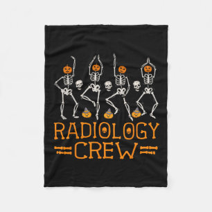 Cobertor De Velo Radiologia Tripulante Dançando Esqueleto Trombofle