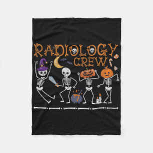 Cobertor De Velo Radiologia Tripulante Dançante Skeleton Dia de as