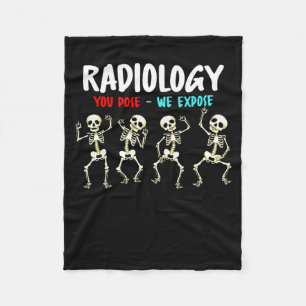Cobertor De Velo Radiologia Você Pose Expormos Esqueleto Dançante X