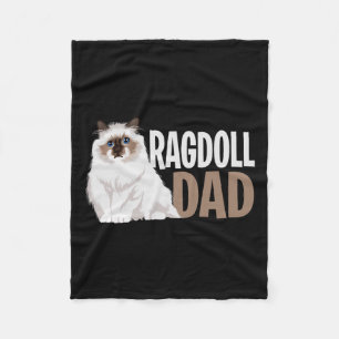 Cobertor De Velo Ragdoll Cat Pai Engraçado Proprietário de Gatos Am