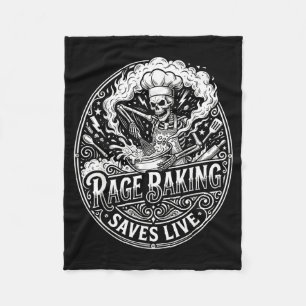 Cobertor De Velo Rage Baking salva a cozinha caótica engraçada ao v