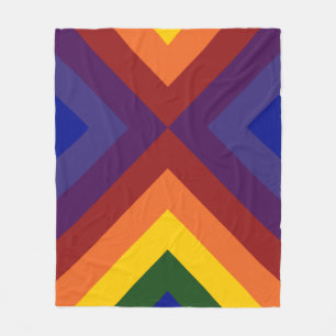 Cobertor De Velo Rainbow Chevrons