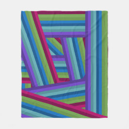 Cobertor De Velo Rainbow Crisscross