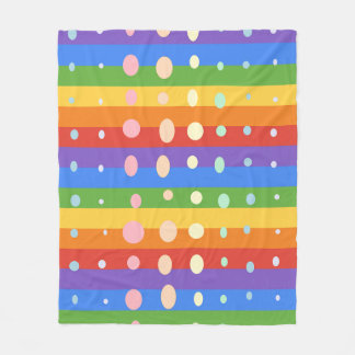 COBERTOR DE VELO RAINBOW DOT STRIPES