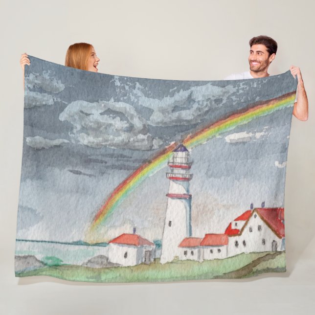 Cobertor De Velo Rainbow Fleece Blanket (In Situ)