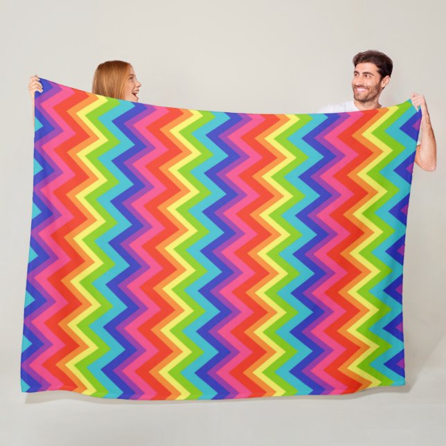 Cobertor De Velo Rainbow Fleece Blanket Gift (In Situ)