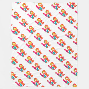 Cobertor De Velo Rainbow Love