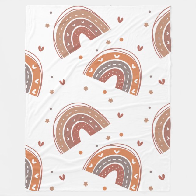 Cobertor De Velo Rainbow Luv 60x80 Fleece Blanket (Frente)