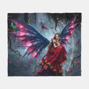 Cobertor De Velo Rainha das Fadas da Fantasia Sombria com Asas de B