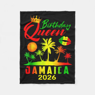 Cobertor De Velo Rainha de Aniversário Jamaica Viagem de Meninas 20