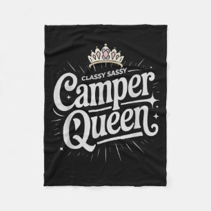 Cobertor De Velo Rainha do Acampamento Elegante Glamping Vintage Ir