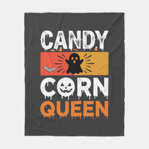 Cobertor De Velo Rainha do Candy Corn Halloween SVG Design