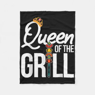 Cobertor De Velo Rainha Do Grill Engraçada Fumando Churrasco De Car