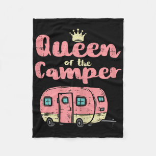 Cobertor De Velo Rainha Do Reboque Camper Fofo Caravana Trailer