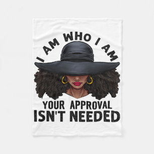 Cobertor De Velo Rainha Negra Senhoras Afro-Americanas Cacheadas Na