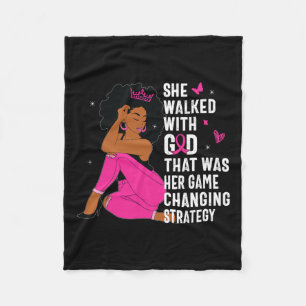 Cobertor De Velo Rainha Rosa Fita Mês de consciência do câncer de m