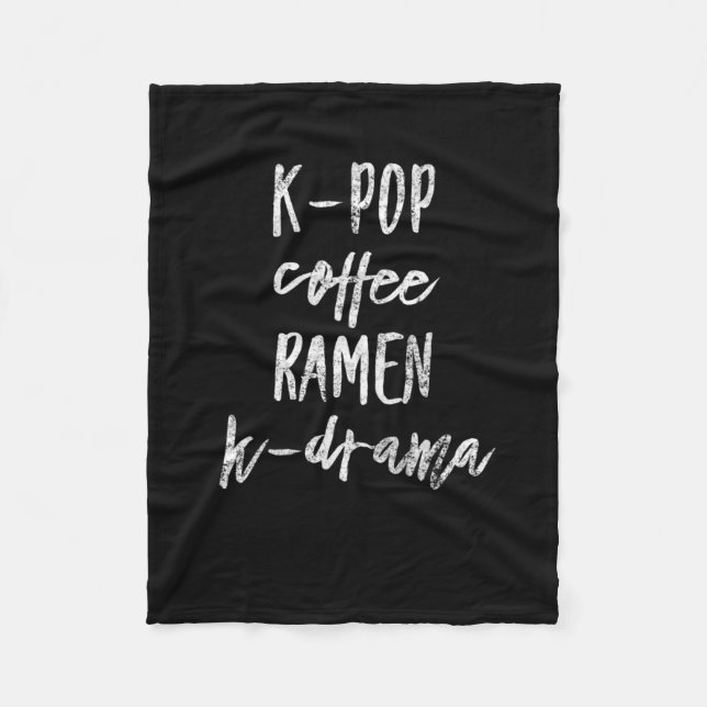Cobertor De Velo Raio de café Kpop kdrama (Frente)