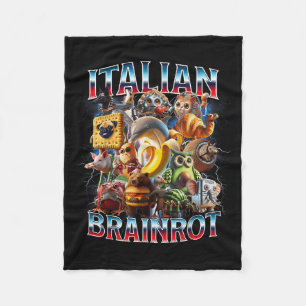 Cobertor De Velo Raiz Do Cérebro Italiano Brainrot Engraçado Memóri